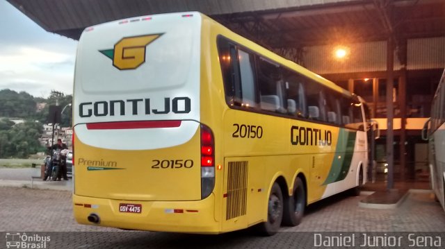 Empresa Gontijo de Transportes 20150 na cidade de Itabirito, Minas Gerais, Brasil, por Daniel Junior Sena. Número da foto: #4078638.