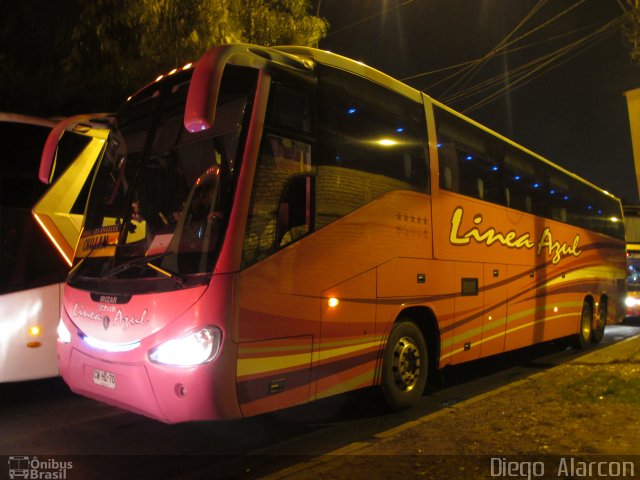 Buses Linea Azul  na cidade de , por Diego Alarcon. Número da foto: #4078861.