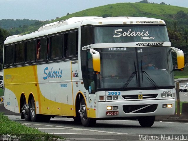 Solaris Turismo 3003 na cidade de Barra Mansa, Rio de Janeiro, Brasil, por Mateus Machado. Número da foto: #4078716.