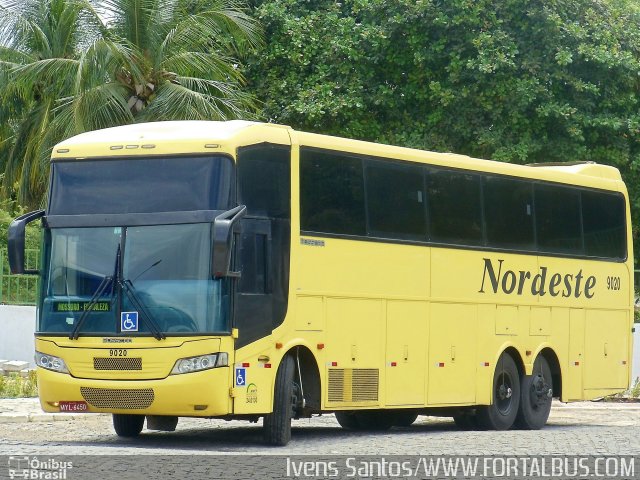 Viação Nordeste 9020 na cidade de Fortaleza, Ceará, Brasil, por Ivam Santos. ID da foto: 4077247.