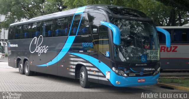 Empresa de Ônibus Nossa Senhora da Penha 52012 na cidade de São Paulo, São Paulo, Brasil, por André Lourenço de Freitas. ID da foto: 4079558.