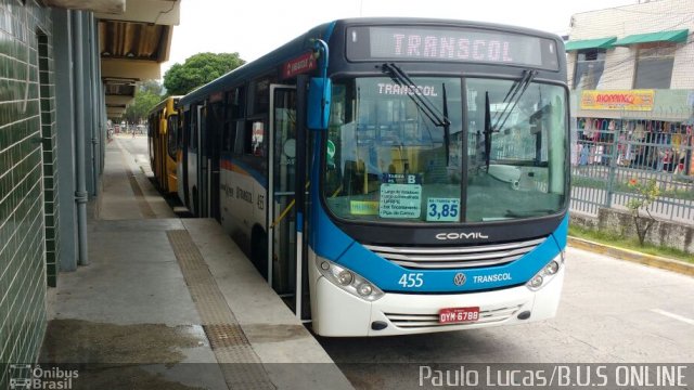 Transcol - Transportes Coletivos Ltda. 455 na cidade de Olinda, Pernambuco, Brasil, por Paulo Lucas. Número da foto: #4079094.