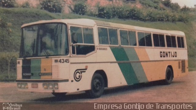 Empresa Gontijo de Transportes 4345 na cidade de Belo Horizonte, Minas Gerais, Brasil, por Alessandro de Bem Barros. ID da foto: 4080779.