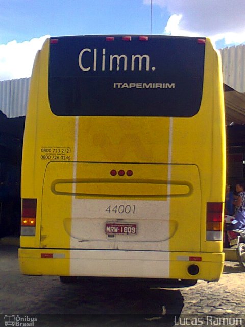 Viação Itapemirim 44001 na cidade de Serra Talhada, Pernambuco, Brasil, por Lucas Ramon. Número da foto: #4079857.