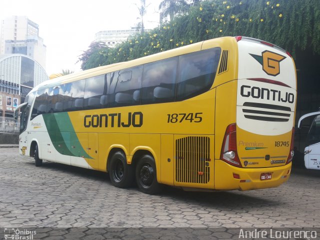 Empresa Gontijo de Transportes 18745 na cidade de Belo Horizonte, Minas Gerais, Brasil, por André Lourenço de Freitas. Número da foto: #4079565.