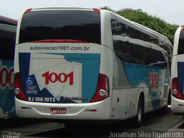 Auto Viação 1001 RJ 108.1073 na cidade de Niterói, Rio de Janeiro, Brasil, por Jonathan Silva Figueiredo. ID da foto: 4081481.