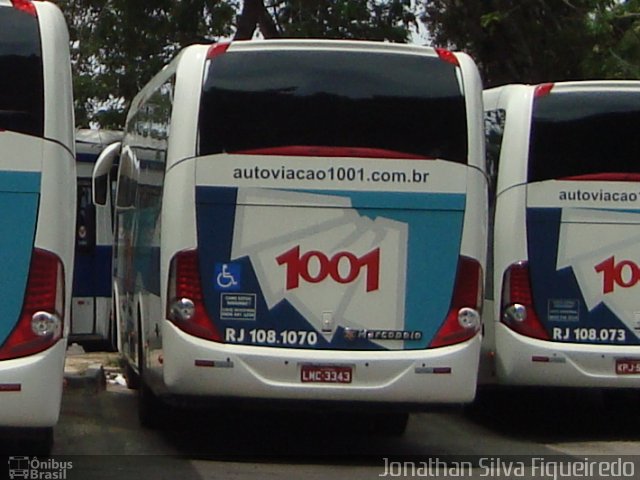 Auto Viação 1001 RJ 108.1070 na cidade de Niterói, Rio de Janeiro, Brasil, por Jonathan Silva Figueiredo. ID da foto: 4081485.