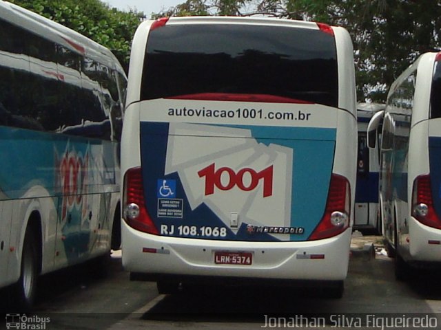Auto Viação 1001 RJ 108.1068 na cidade de Niterói, Rio de Janeiro, Brasil, por Jonathan Silva Figueiredo. Número da foto: #4081482.