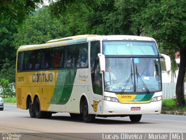 Empresa Gontijo de Transportes 12075 na cidade de Muriaé, Minas Gerais, Brasil, por Lucas Oliveira. ID da foto: 4084439.