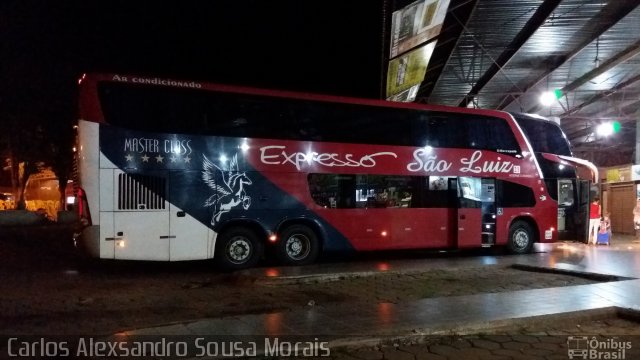 Expresso São Luiz 7710 na cidade de Iporá, Goiás, Brasil, por Carlos Alexsandro Sousa Morais. Número da foto: #4084483.