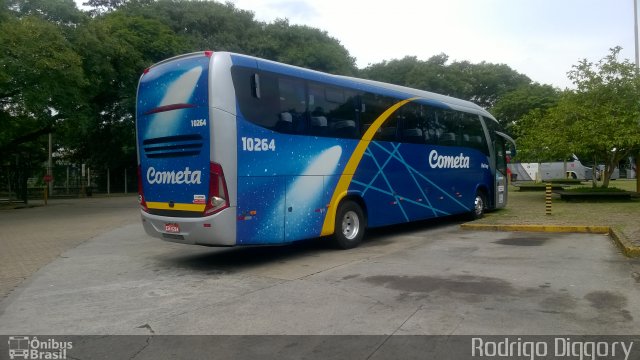 Viação Cometa 10264 na cidade de São Paulo, São Paulo, Brasil, por Rodrigo Diggory. Número da foto: #4084628.