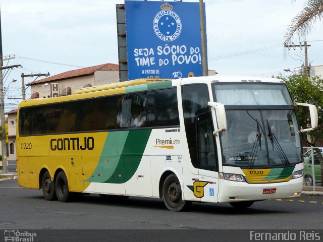 Empresa Gontijo de Transportes 11720 na cidade de Uberaba, Minas Gerais, Brasil, por Fernando Reis. Número da foto: #4085345.
