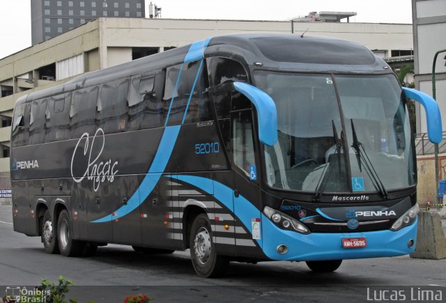 Empresa de Ônibus Nossa Senhora da Penha 52010 na cidade de Rio de Janeiro, Rio de Janeiro, Brasil, por Lucas Lima. Número da foto: #4086514.