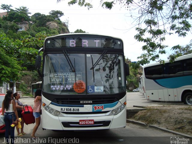 Auto Viação 1001 RJ 108.828 na cidade de Niterói, Rio de Janeiro, Brasil, por Jonathan Silva Figueiredo. Número da foto: #4087905.