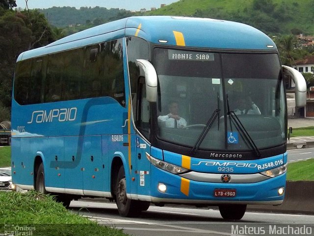 Viação Sampaio 9235 na cidade de Barra Mansa, Rio de Janeiro, Brasil, por Mateus Machado. Número da foto: #4089852.