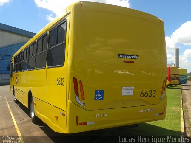 Transportes Coletivos Pérola do Oeste 6633 na cidade de Cascavel, Paraná, Brasil, por Lucas Henrique Mendes. Número da foto: #4089748.