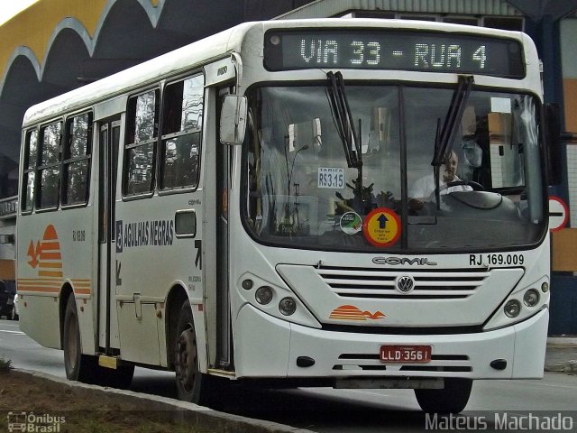 Viação Agulhas Negras RJ 169.009 na cidade de Volta Redonda, Rio de Janeiro, Brasil, por Mateus Machado. Número da foto: #4089975.