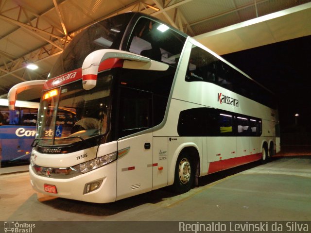 Kaissara - Viação Caiçara 15505 na cidade de Curitiba, Paraná, Brasil, por Reginaldo Levinski da Silva. Número da foto: #4089492.