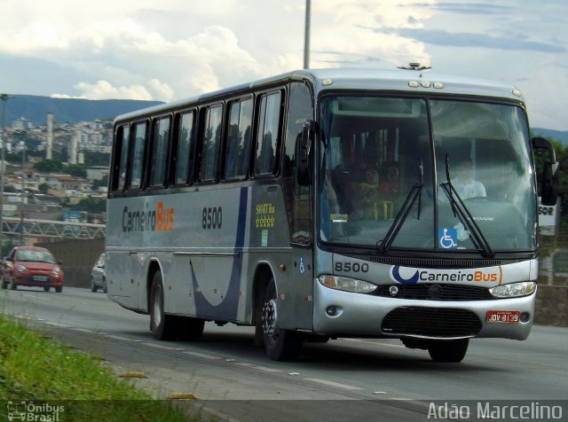 Carneiro Bus 8500 na cidade de Belo Horizonte, Minas Gerais, Brasil, por Adão Raimundo Marcelino. ID da foto: 4089437.