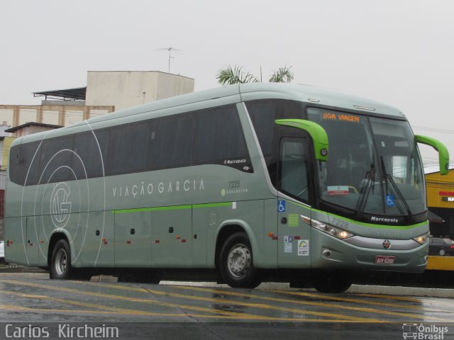 Viação Garcia 7228 na cidade de Londrina, Paraná, Brasil, por Carlos Kircheim. ID da foto: 4089058.