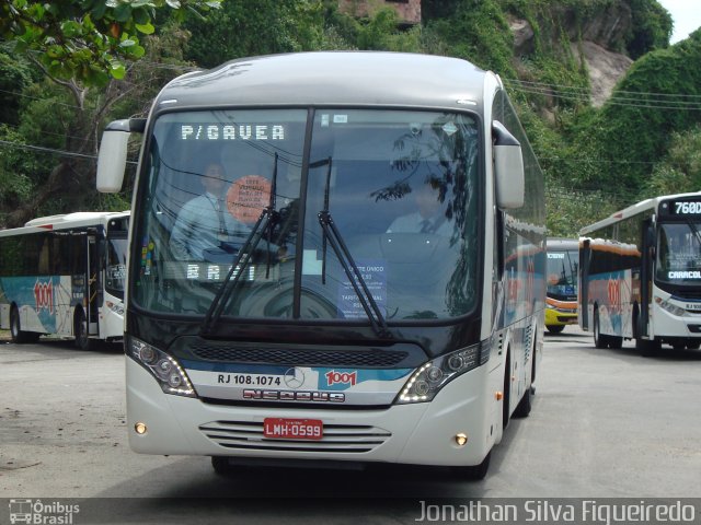 Auto Viação 1001 RJ 108.1074 na cidade de Niterói, Rio de Janeiro, Brasil, por Jonathan Silva Figueiredo. Número da foto: #4087892.