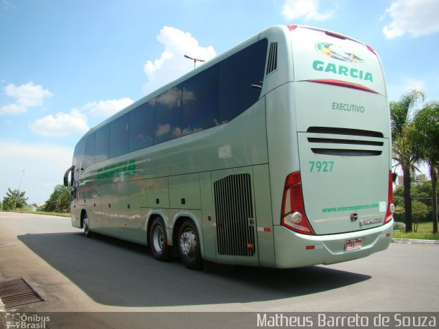 Viação Garcia 7927 na cidade de Americana, São Paulo, Brasil, por Matheus Barreto de Souza. ID da foto: 4088648.