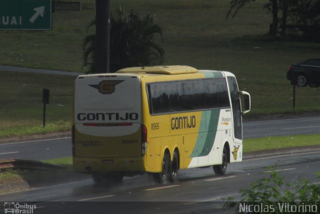 Empresa Gontijo de Transportes 11565 na cidade de Foz do Iguaçu, Paraná, Brasil, por Nícolas Vitorino Lopes. Número da foto: #4091722.