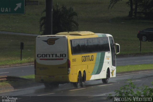 Empresa Gontijo de Transportes 11565 na cidade de Foz do Iguaçu, Paraná, Brasil, por Nícolas Vitorino Lopes. ID da foto: 4091722.