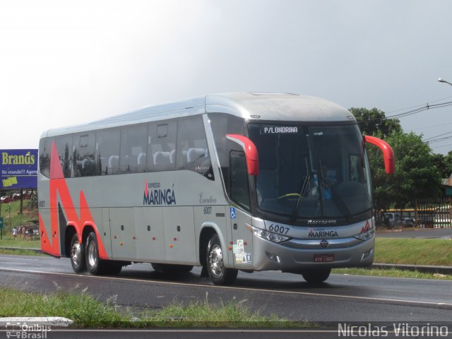 Expresso Maringá 6007 na cidade de Foz do Iguaçu, Paraná, Brasil, por Nícolas Vitorino Lopes. Número da foto: #4091713.