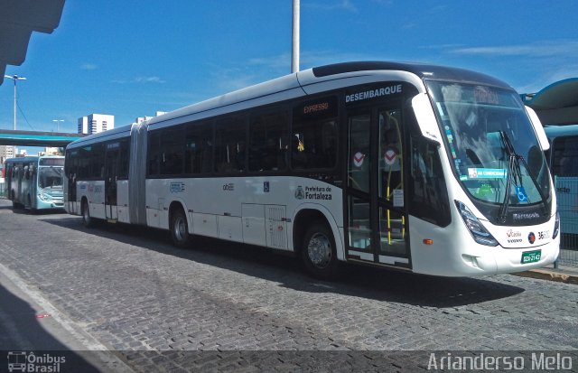 Viação Santa Cecília 36600 na cidade de Fortaleza, Ceará, Brasil, por Arianderso Melo. Número da foto: #4091338.