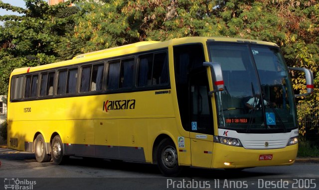 Kaissara - Viação Caiçara 15700 na cidade de São Paulo, São Paulo, Brasil, por Cristiano Soares da Silva. ID da foto: 4090582.