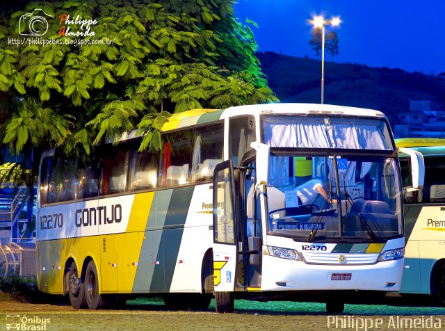 Empresa Gontijo de Transportes 12270 na cidade de João Monlevade, Minas Gerais, Brasil, por Philippe Almeida. Número da foto: #4092254.