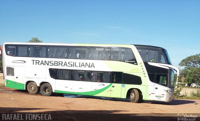 Transbrasiliana Transportes e Turismo 51207 na cidade de Cristino Castro, Piauí, Brasil, por RAFAEL  JUNIO FONSECA. Número da foto: #4090613.