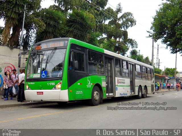 Viação Santa Brígida 1 1785 na cidade de São Paulo, São Paulo, Brasil, por Rafael Santos. ID da foto: 4091190.