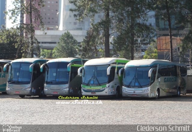 Viação Garcia 7466 na cidade de Curitiba, Paraná, Brasil, por Clederson Schmitt. ID da foto: 4092471.