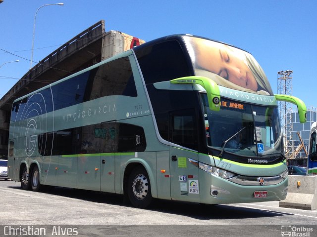 Viação Garcia 7277 na cidade de Rio de Janeiro, Rio de Janeiro, Brasil, por Christian  Alves. Número da foto: #4090543.