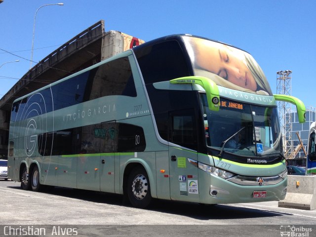 Viação Garcia 7277 na cidade de Rio de Janeiro, Rio de Janeiro, Brasil, por Christian  Alves. ID da foto: 4090543.