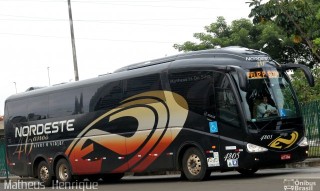 Expresso Nordeste 4805 na cidade de São Paulo, São Paulo, Brasil, por Matheus Henrique. Número da foto: #4091710.