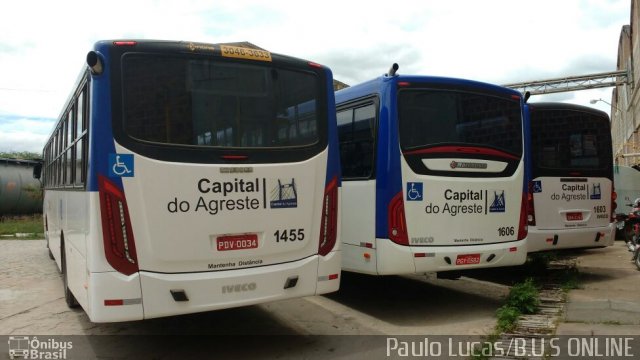 Capital do Agreste Transporte Urbano 1455 na cidade de Caruaru, Pernambuco, Brasil, por Paulo Lucas. Número da foto: #4090918.