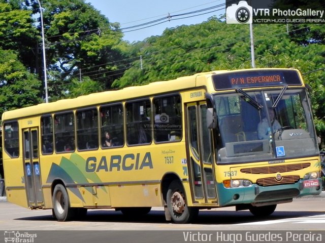 Viação Garcia 7537 na cidade de Maringá, Paraná, Brasil, por Victor Hugo Guedes Pereira. Número da foto: #4091730.