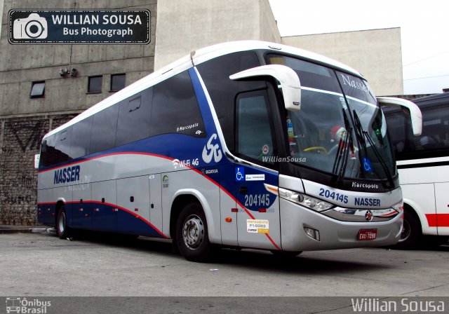 Viação Nasser 204145 na cidade de São Paulo, São Paulo, Brasil, por Willian Sousa. Número da foto: #4035767.