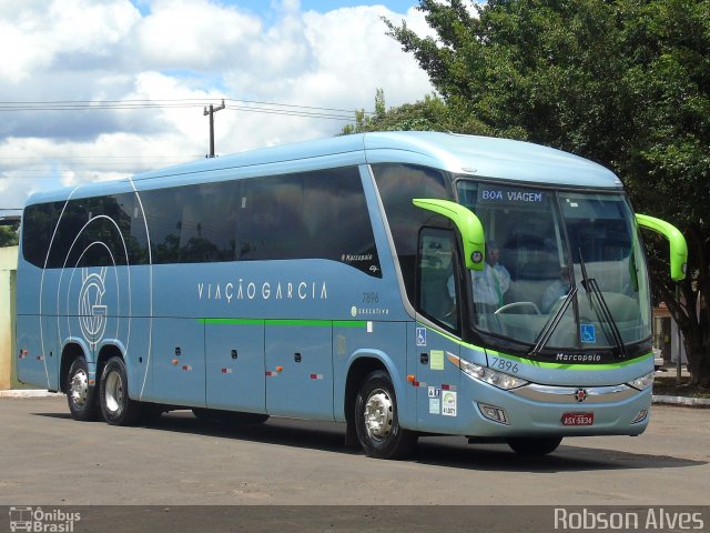 Viação Garcia 7896 na cidade de Paranavaí, Paraná, Brasil, por Robson Alves. ID da foto: 4036594.