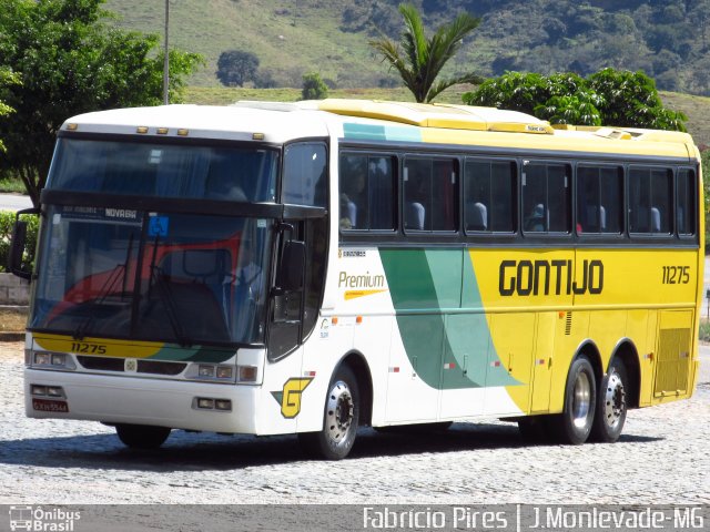 Empresa Gontijo de Transportes 11275 na cidade de João Monlevade, Minas Gerais, Brasil, por Fabrício  Francisco Pires. ID da foto: 4035831.