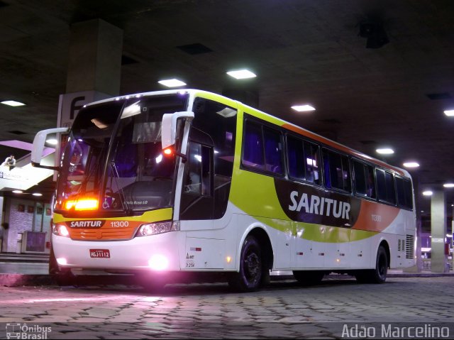 Saritur - Santa Rita Transporte Urbano e Rodoviário 11300 na cidade de Belo Horizonte, Minas Gerais, Brasil, por Adão Raimundo Marcelino. ID da foto: 4036789.