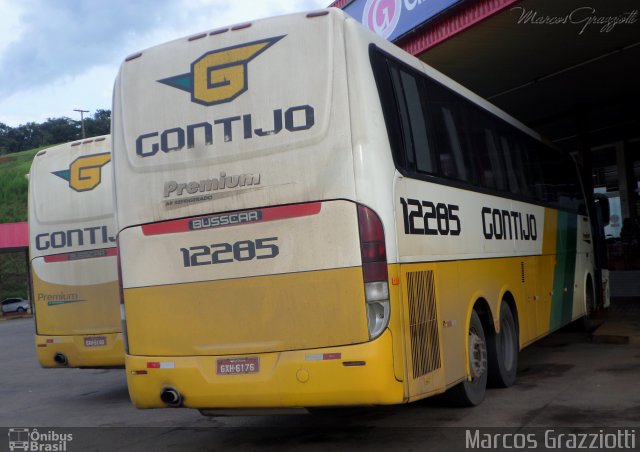 Empresa Gontijo de Transportes 12285 na cidade de João Monlevade, Minas Gerais, Brasil, por Marcos Grazziotti. ID da foto: 4035498.