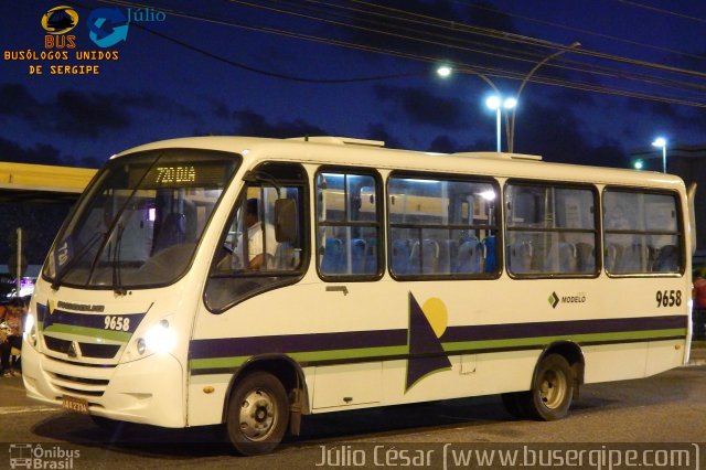 Viação Modelo 9658 na cidade de Aracaju, Sergipe, Brasil, por Julio Cesar  Barbosa Martins. Número da foto: #4094399.