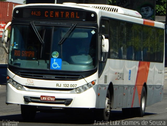 Evanil Transportes e Turismo RJ 132.007 na cidade de Rio de Janeiro, Rio de Janeiro, Brasil, por André Luiz Gomes de Souza. Número da foto: #4094173.