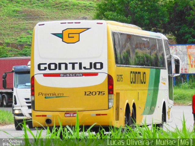 Empresa Gontijo de Transportes 12075 na cidade de Muriaé, Minas Gerais, Brasil, por Lucas Oliveira. Número da foto: #4093330.