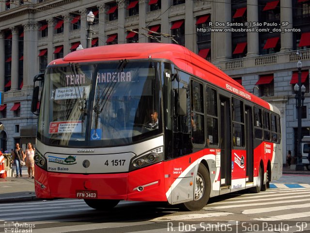 Himalaia Transportes > Ambiental Transportes Urbanos 4 1517 na cidade de São Paulo, São Paulo, Brasil, por Rafael Santos. ID da foto: 4095773.