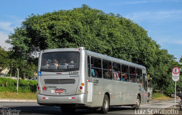 Araucária Transportes Coletivos LL029 na cidade de Curitiba, Paraná, Brasil, por Luiz Scarabotto . ID da foto: 4095551.